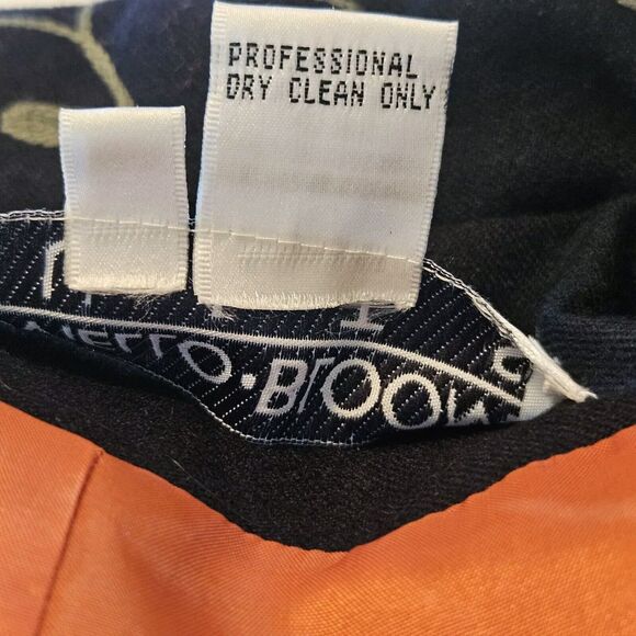 VTG Noviello Bloom Wool Embroidered Jacket W/belt Size 12 - Picture 15 of 16